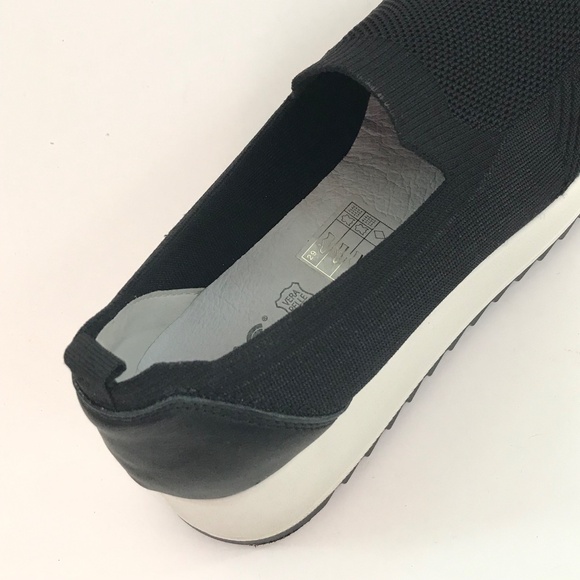 IMAC Slip On Platform Sneakers Made in Italy Black Women’s Size EU 40 US 9.5 - Picture 4 of 16